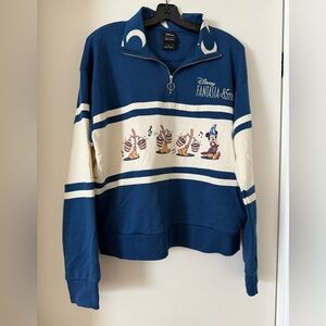 Disney Fantasia Blue and White Quarter-Zip